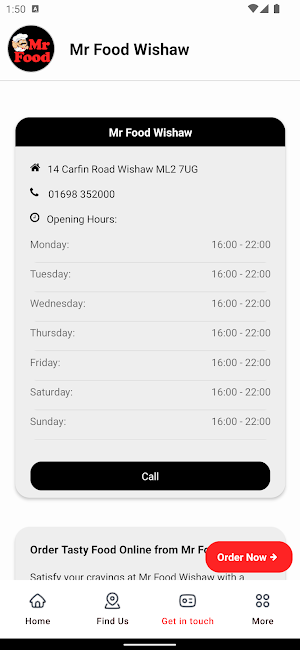 Mr Food Wishaw Screenshot 3