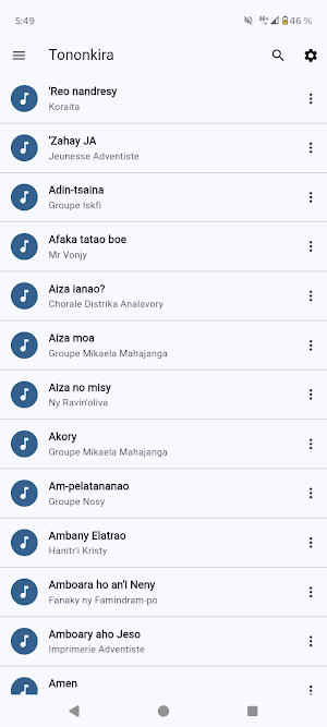 Tononkira Advantista Screenshot 1