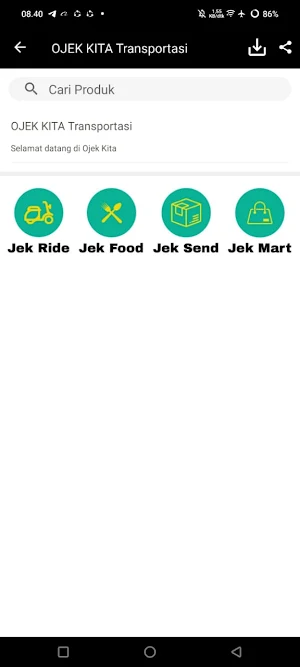 DAIRI KITA _ OJEK KITA Screenshot 2