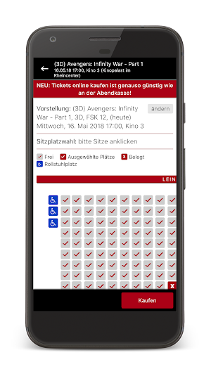 Kinopalast im Rheincenter Screenshot 2