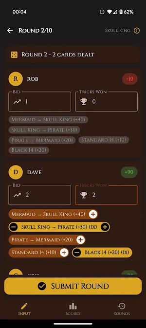 Skull King Score Keeper Screenshot 2