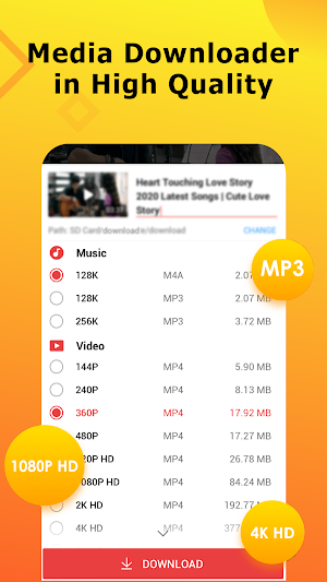 Video & Mp3 Music Downloader Screenshot 1