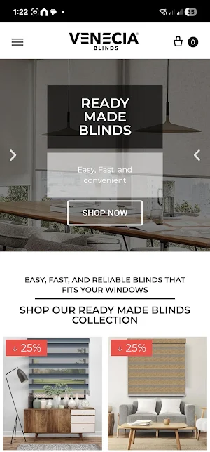 VENECIA Blinds Screenshot 1