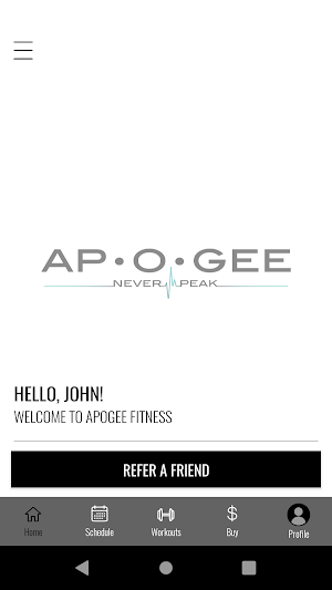 Apogee Fitness Screenshot 2