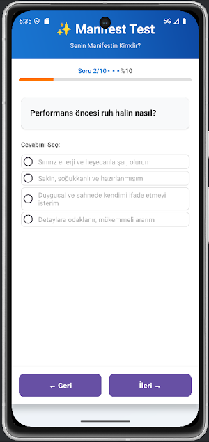 Manifest Fan Testi Screenshot 0