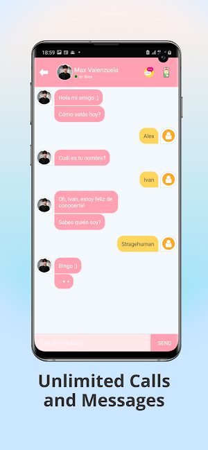 STRANGEHUMAN Video Call - Chat Screenshot 1