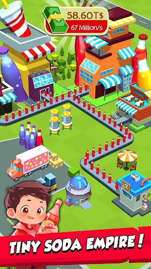 Soda Factory: Idle Soda Games Screenshot 2