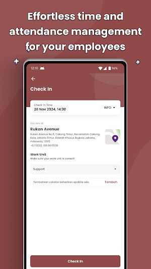 Gunacipta HRIS Screenshot 2