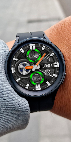 Hybrid ShokTurbo Watch face Screenshot 0