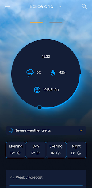 WeatherX+ Screenshot 1