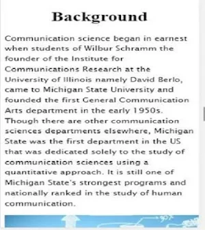 Communication Studies Screenshot 2