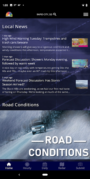NC1 Weather Screenshot 1