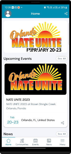 NATE Mobile Screenshot 1