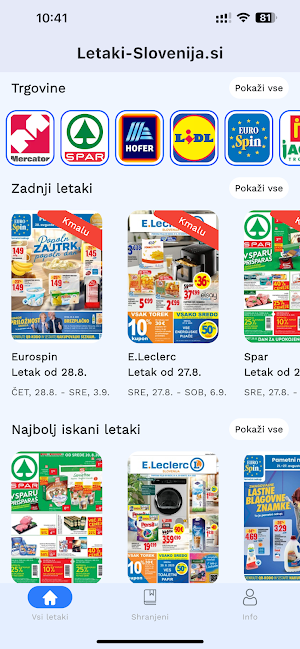 Letaki Slovenija Screenshot 0