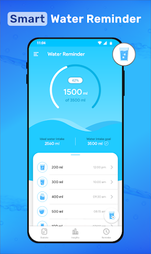 Drink Water Reminder & Tracker Screenshot 0