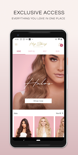 Hey Stacey Hair Extensions Screenshot 1