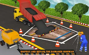 Highway Construction Road Builder 2019- Free Games Screenshot 3