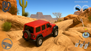 Mountain 4x4 Jeep Driving Game Screenshot 1