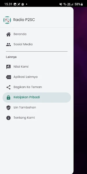 Radio P2SC Screenshot 1