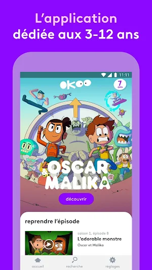 Okoo - dessins animés et vidéos pour les enfants Screenshot 0