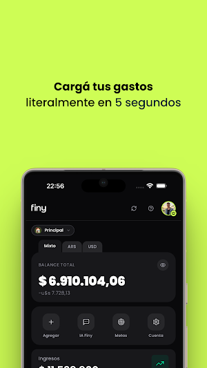 Finy - Finanzas con IA Screenshot 1
