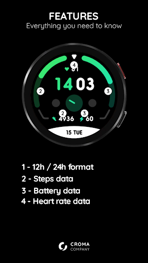Milestone Watch Face Screenshot 1
