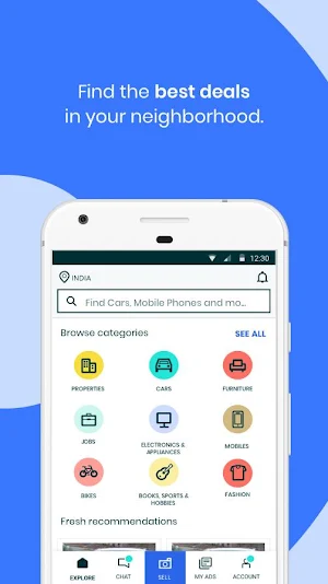 OLX: Buy & Sell Near You with Online Classifieds Screenshot 1
