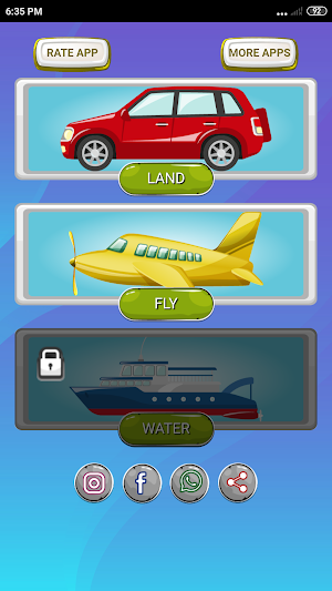 Transportations for Kids Screenshot 0