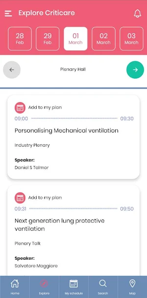 ISCCM Events Screenshot 3