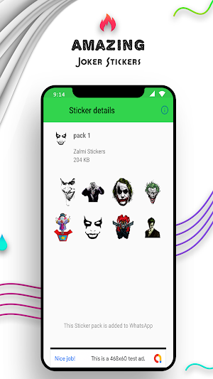 WAStickerApps - Joker Stickers For Whatsapp Screenshot 2