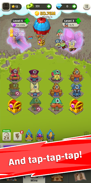 Power Miners: Merge & Build Idle Tycoon Screenshot 2