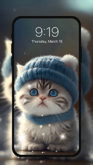 Cute Kitten Live Wallpapers HD Screenshot 0