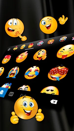 Black Business Keyboard Screenshot 2