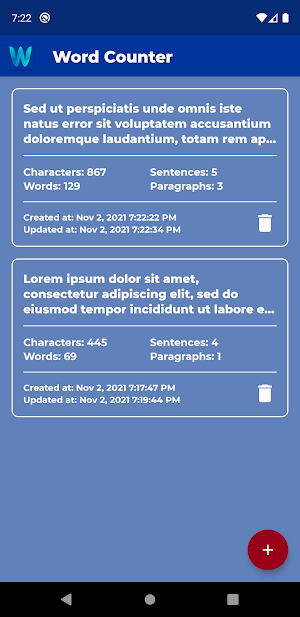 Word Counter: Simple Notepad Screenshot 1