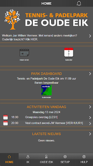 Tennis & Padelpark De Oude Eik Screenshot 1
