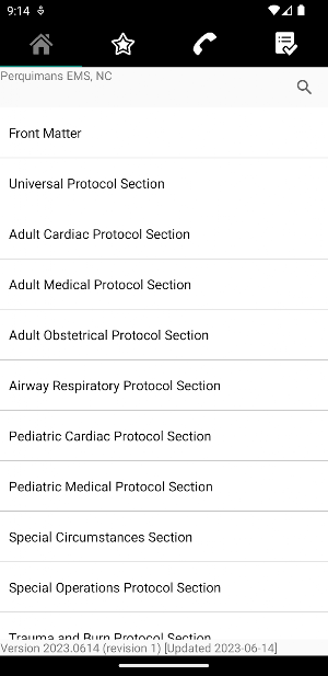 Perquimans EMS Protocols Screenshot 0