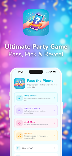 Pass the Phone - Party Game Screenshot 0