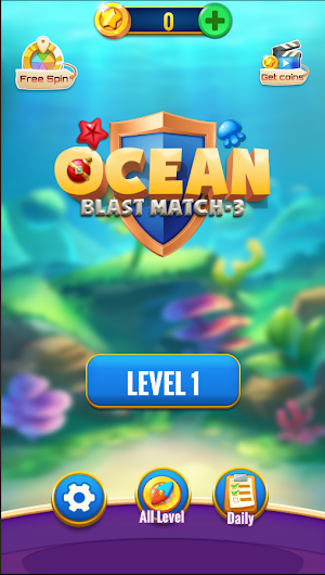 Oceanic Odyssey: The Match-3 Screenshot 0