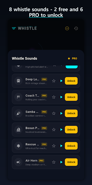 Whistle - Loud Whistle Sound Screenshot 2