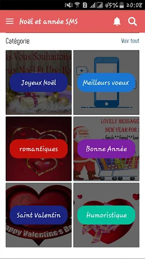 Joyeux Noël et Bonne année 2021 SMS très touchants Screenshot 2