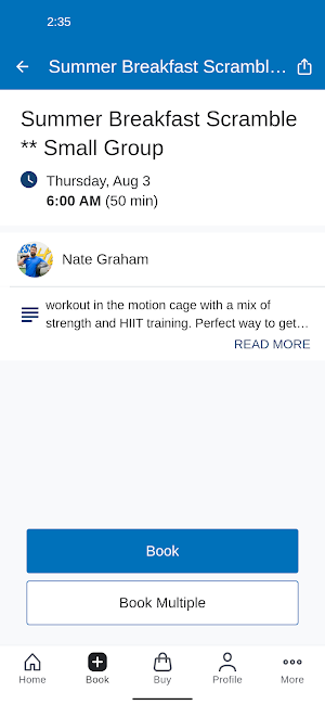 Plymouth Fitness Screenshot 2