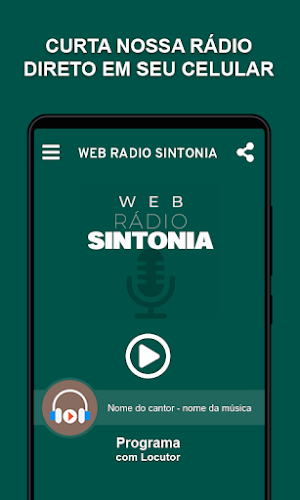 Web rádio sintonia Screenshot 0