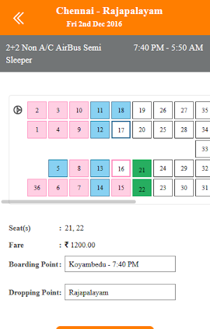 Ganesh Travels - Bus Tickets Screenshot 2