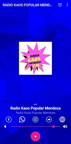 Radio Kaos Popular Mendoza Screenshot 0