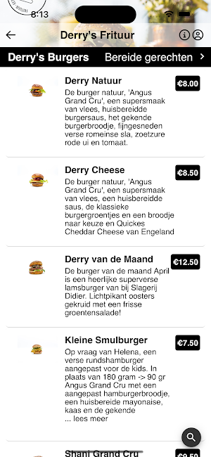 Derry's Frituur Screenshot 2