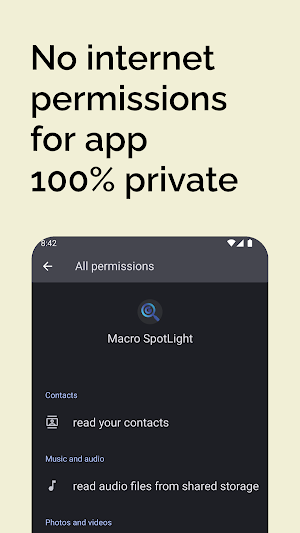 Macro Spotlight Private Finder Screenshot 1