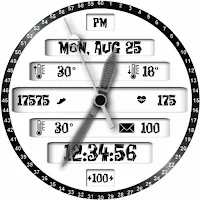 Animated Smoke Watch Face