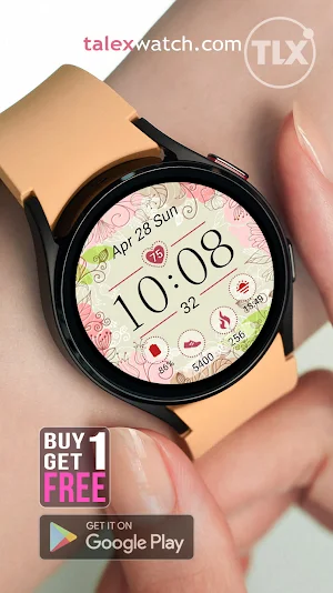 Lady Summer Watch Face Screenshot 0