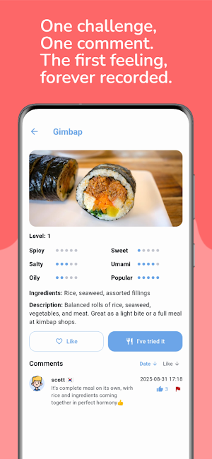 K-Food Go! - Korean food dict Screenshot 2