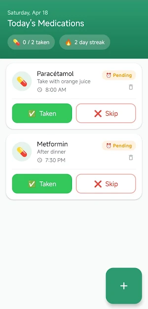 PillReminder– Medication Alarm Screenshot 2